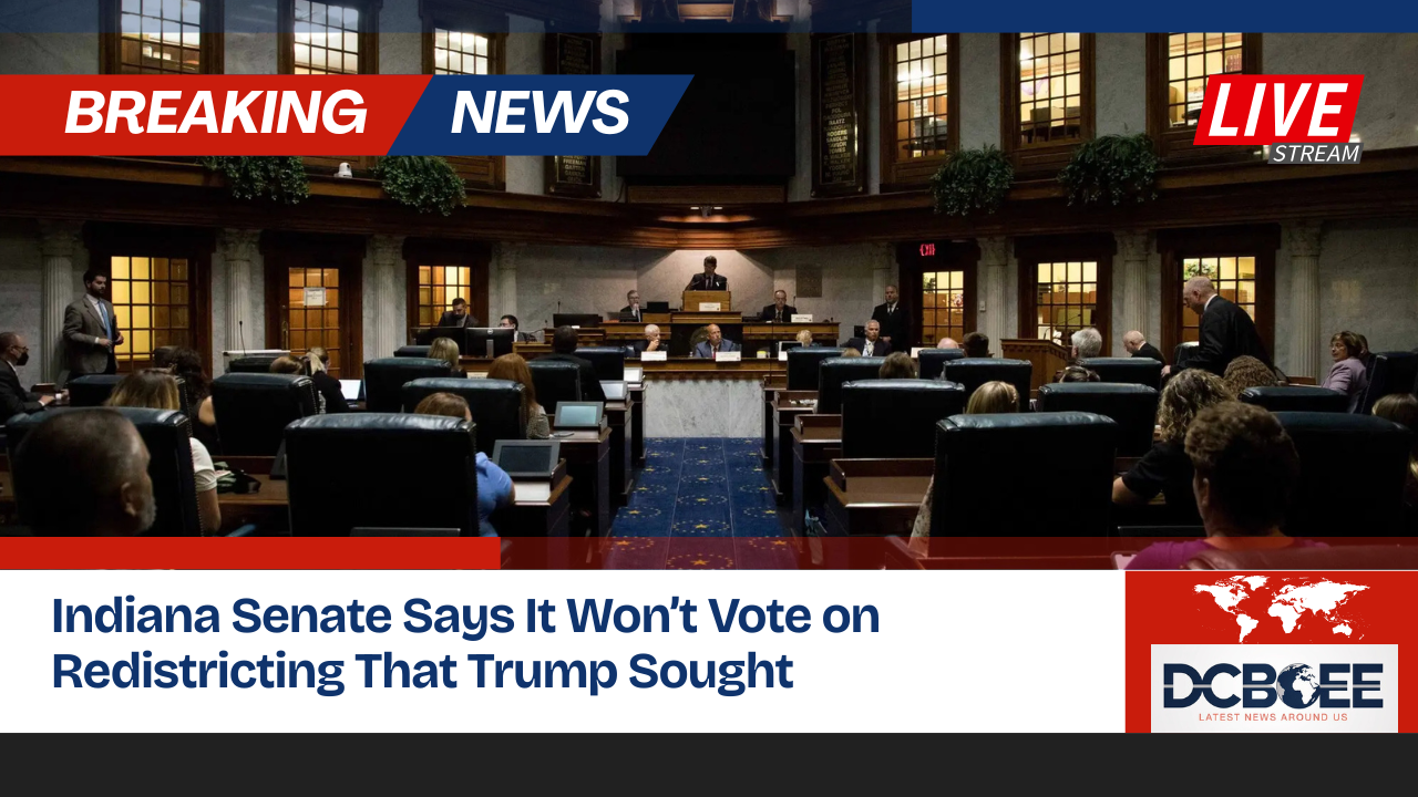 Indiana Senate Says It Won’t Vote on Redistricting That Trump Sought