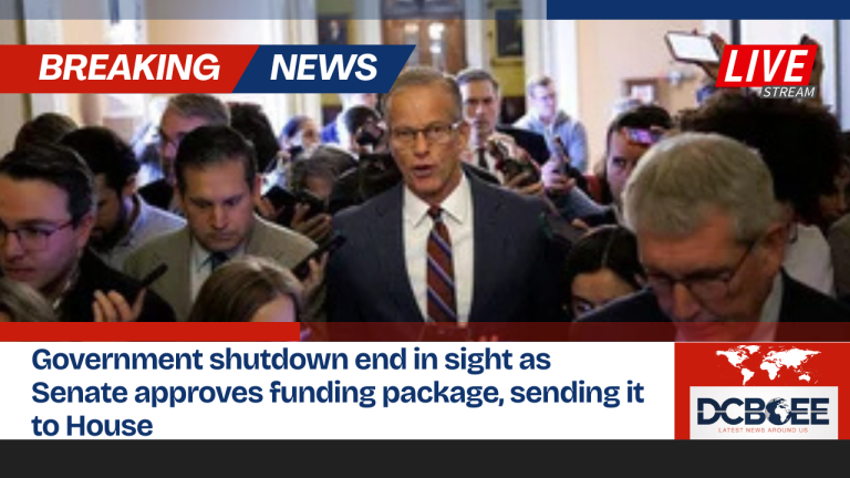 Government shutdown end in sight as Senate approves funding package, sending it to House