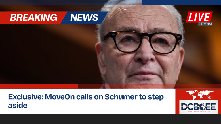 Exclusive: MoveOn calls on Schumer to step aside