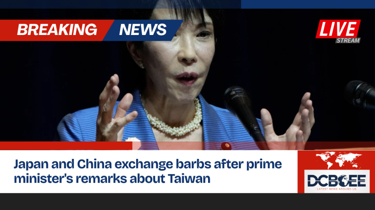 Japan and China exchange barbs after prime minister's remarks about Taiwan