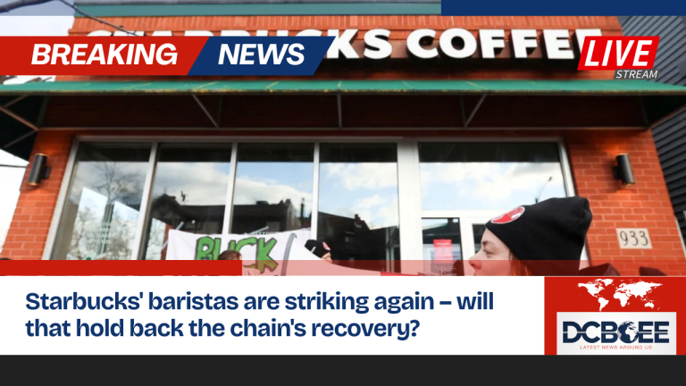Starbucks' baristas are striking again – will that hold back the chain's recovery?