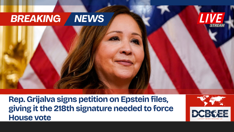 Rep. Grijalva signs petition on Epstein files, giving it the 218th signature needed to force House vote