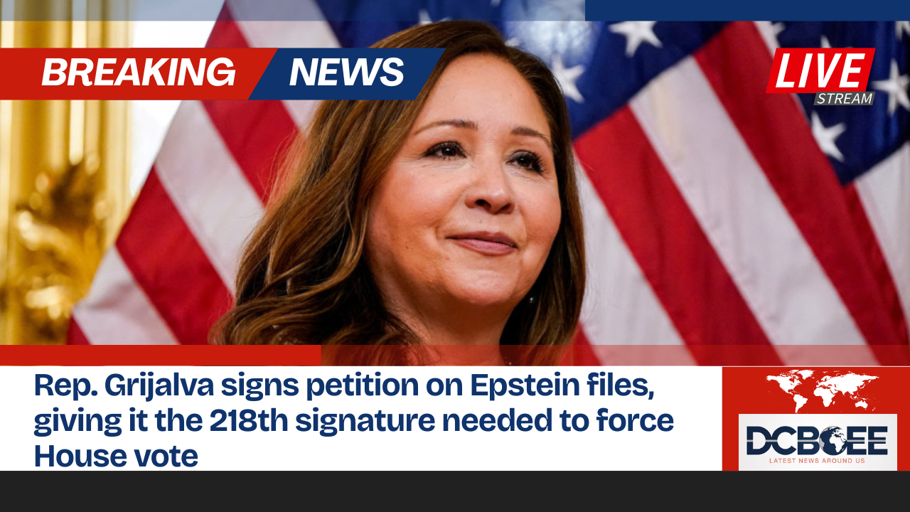 Rep. Grijalva signs petition on Epstein files, giving it the 218th signature needed to force House vote