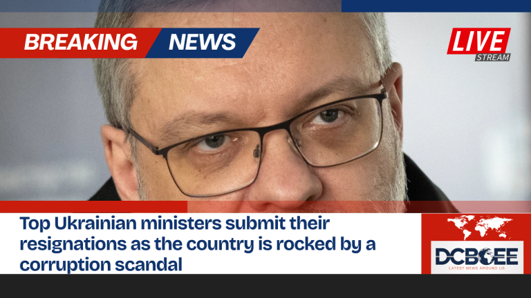 Top Ukrainian ministers submit their resignations as the country is rocked by a corruption scandal