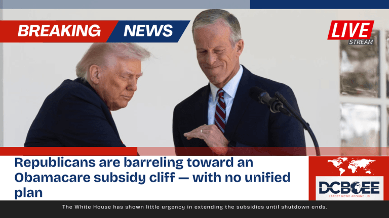 Republicans are barreling toward an Obamacare subsidy cliff — with no unified plan