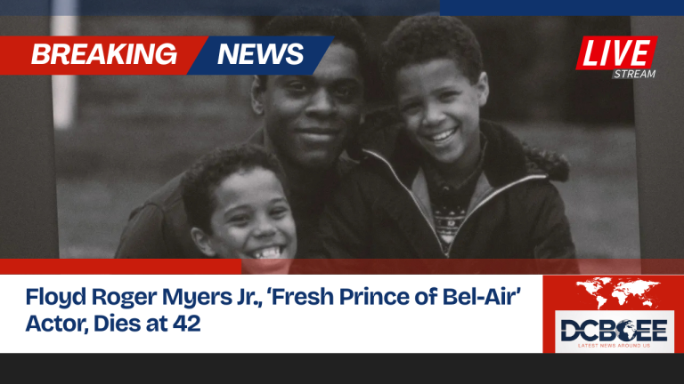 Floyd Roger Myers Jr., ‘Fresh Prince of Bel-Air’ Actor, Dies at 42