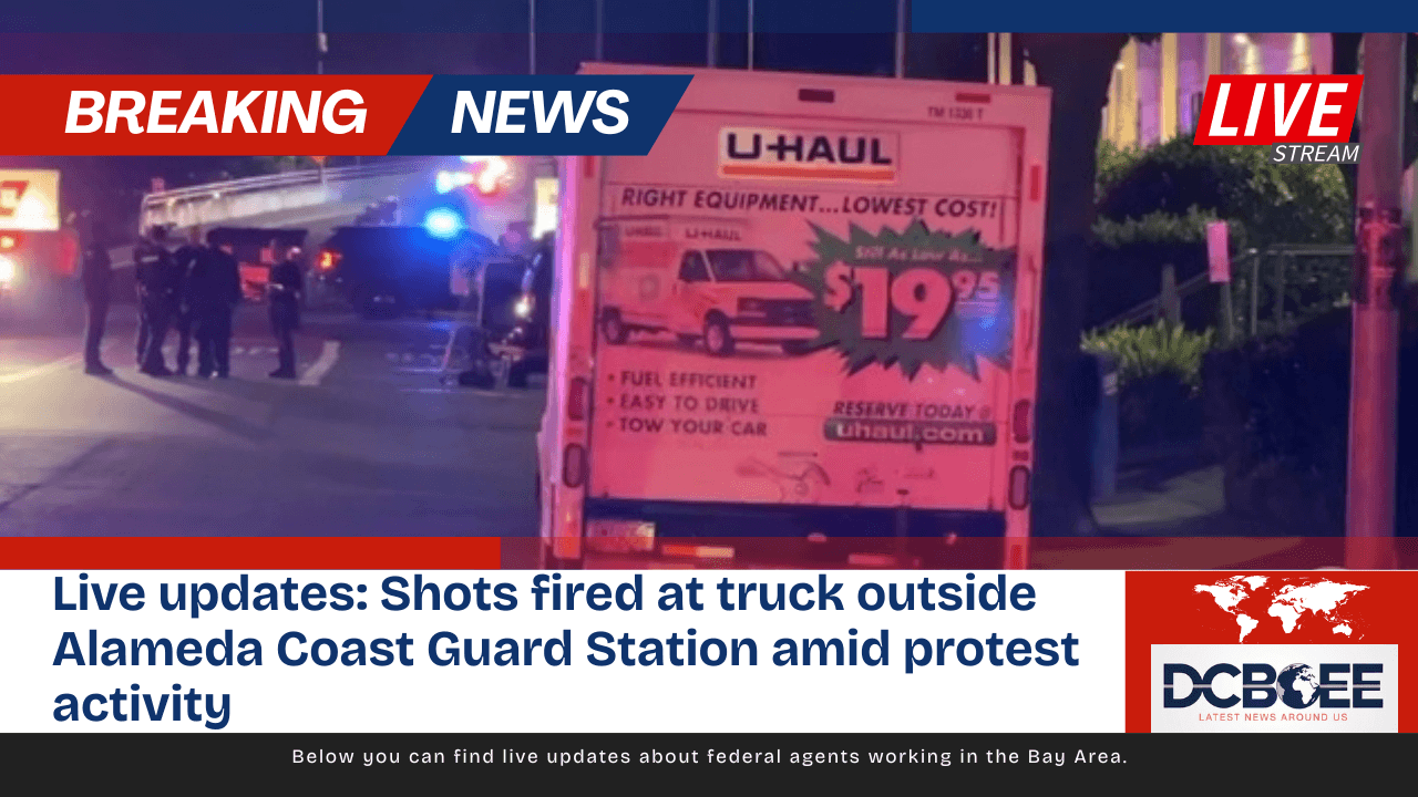 Live updates: Shots fired at truck outside Alameda Coast Guard Station amid protest activity