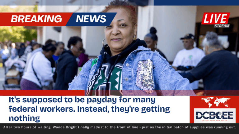 It's supposed to be payday for many federal workers. Instead, they're getting nothing
