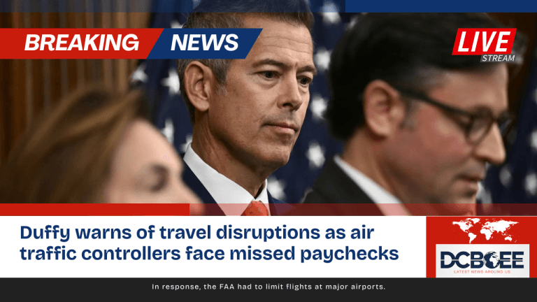 Duffy warns of travel disruptions as air traffic controllers face missed paychecks