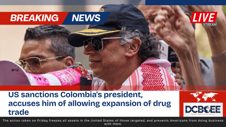 US sanctions Colombia's president, accuses him of allowing expansion of drug trade