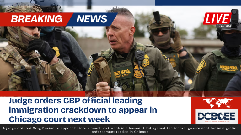 Judge orders CBP official leading immigration crackdown to appear in Chicago court next week
