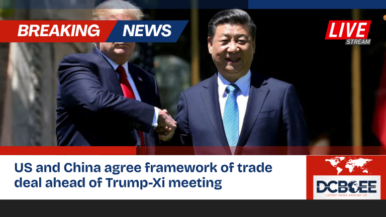 US and China agree framework of trade deal ahead of Trump-Xi meeting