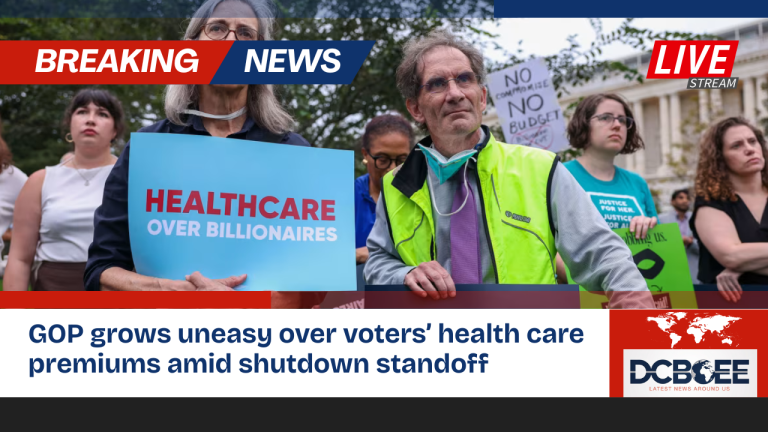GOP grows uneasy over voters’ health care premiums amid shutdown standoff