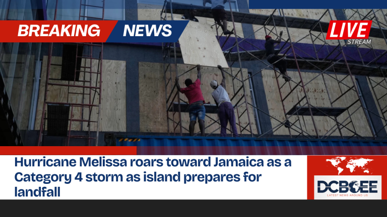 Hurricane Melissa roars toward Jamaica as a Category 4 storm as island prepares for landfall