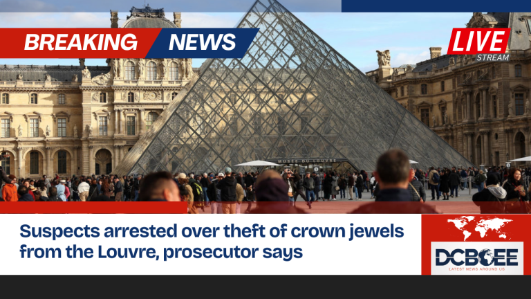 Suspects arrested over theft of crown jewels from the Louvre, prosecutor says