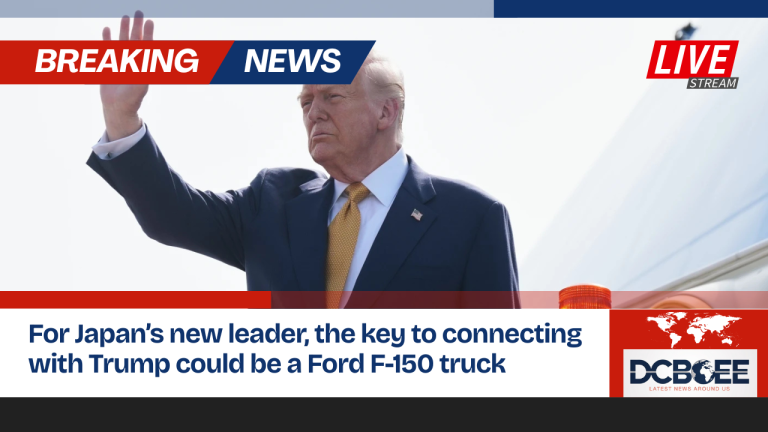 For Japan’s new leader, the key to connecting with Trump could be a Ford F-150 truck