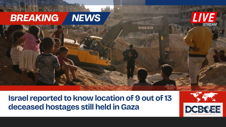 Israel reported to know location of 9 out of 13 deceased hostages still held in Gaza