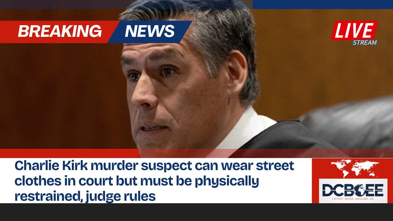 Charlie Kirk murder suspect can wear street clothes in court but must be physically restrained, judge rules