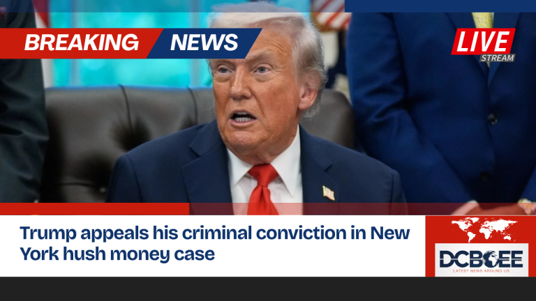 Trump appeals his criminal conviction in New York hush money case