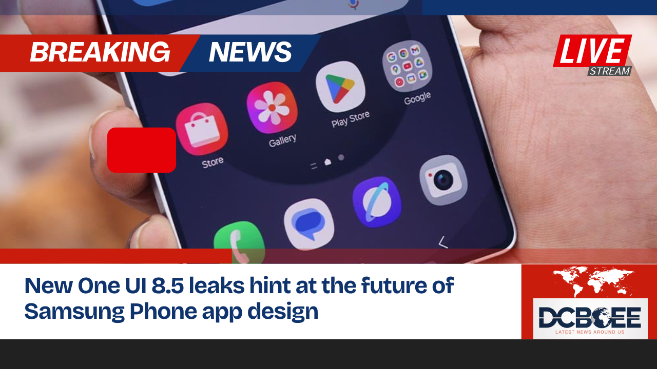New One UI 8.5 leaks hint at the future of Samsung Phone app design