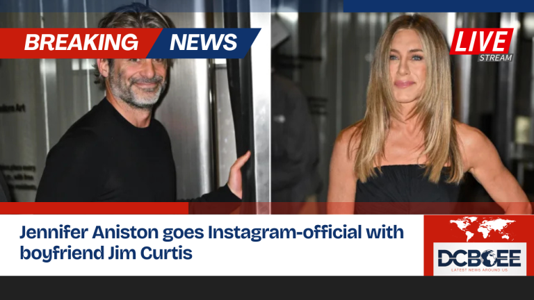 Jennifer Aniston goes Instagram-official with boyfriend Jim Curtis