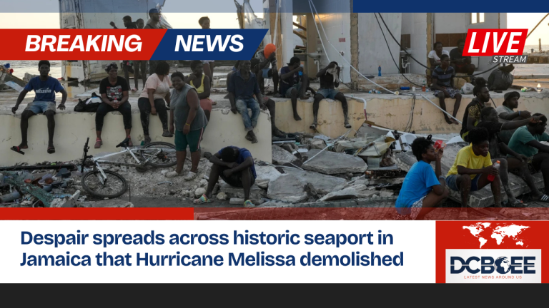 Despair spreads across historic seaport in Jamaica that Hurricane Melissa demolished