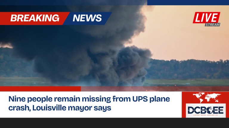 Nine people remain missing from UPS plane crash, Louisville mayor says