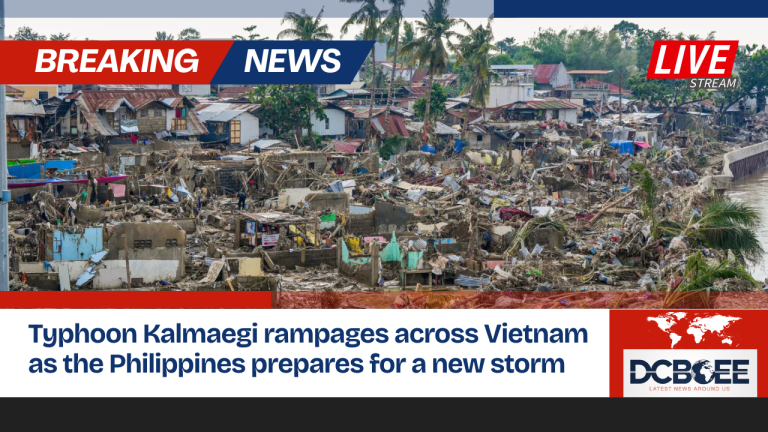 Typhoon Kalmaegi rampages across Vietnam as the Philippines prepares for a new storm