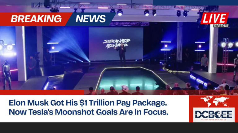 Elon Musk Got His $1 Trillion Pay Package. Now Tesla's Moonshot Goals Are In Focus.
