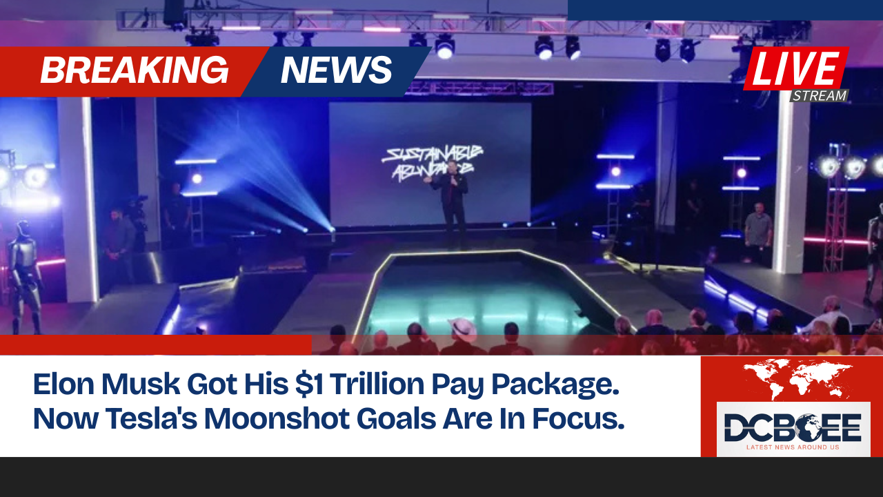 Elon Musk Got His $1 Trillion Pay Package. Now Tesla's Moonshot Goals Are In Focus.