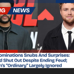 Grammy Nominations Snubs And Surprises: The Weeknd Shut Out Despite Ending Feud; Alex Warren’s “Ordinary” Largely Ignored